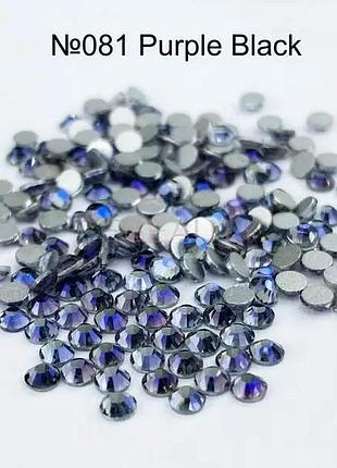 Стразы стеклянные ss5 no081 (1440 шт) purple black, шт