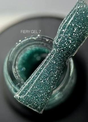 Saga professional світловідбивний гель лак fiery gel №07 9 мл, шт