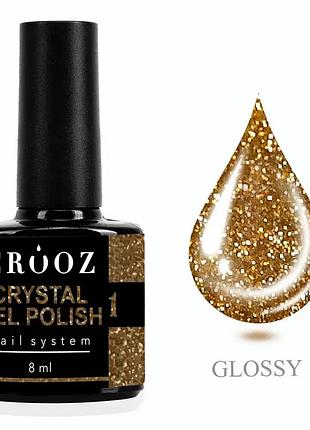 Crooz светоотражающий гель лак crystal gel polish no01 8 мл
