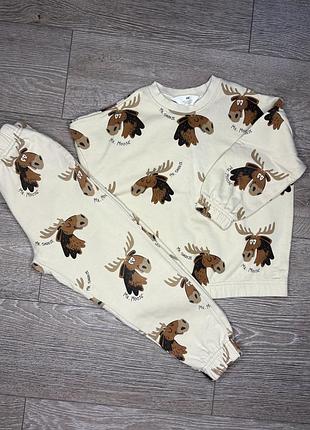 Костюм h&m, бавовна, 6-7 років
