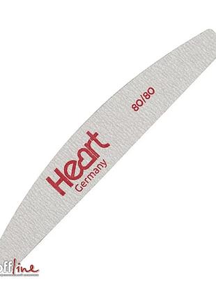 Heart пилочка для ногтей half titan 80/80