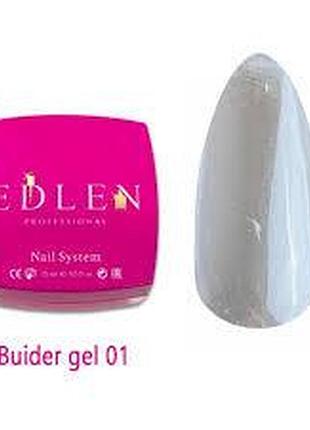 Edlen моделирующий гель builder gel no01 15 мл