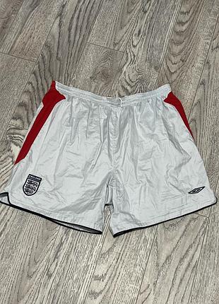 Вінтажні футбольні шорти збірної англії umbro (2004–2006)
