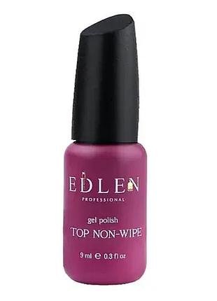 Edlen топ без липкої кулі top non wipe" no uv-filters 9 мл