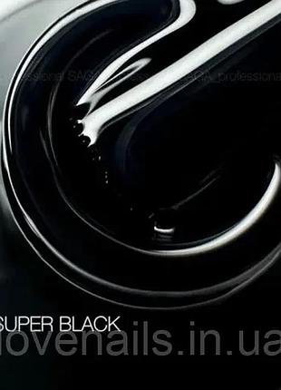 Saga professional гель лак сolorist №002 black 10мл, шт