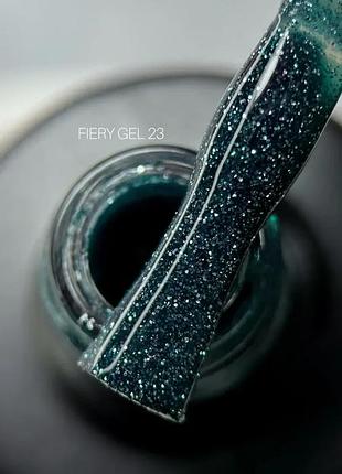 Saga professional світловідбивний гель лак fiery gel №23 9 мл, шт