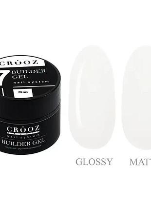 Crooz гель для наращивания creamy builder gel no07 30мл