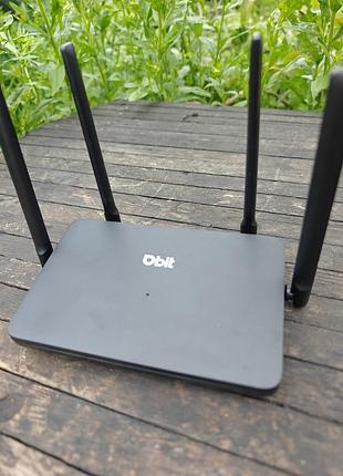 Современный скоростной роутер dbit ax1800 wi-fi 6 (гигабитный, 4 антенны)