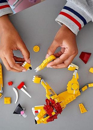 Lego creator лев 224 детали (31112) 9