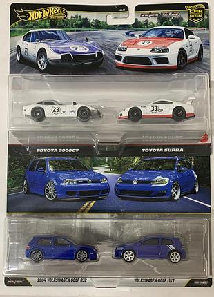 Набір машинок хот вілс тойота фольксваген toyota volkswagen hot wheels premium