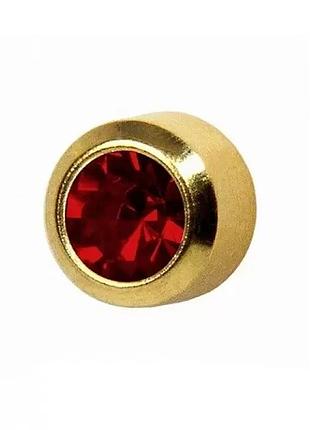 Серьги для первого прокола ушей studex январь гранат козерог