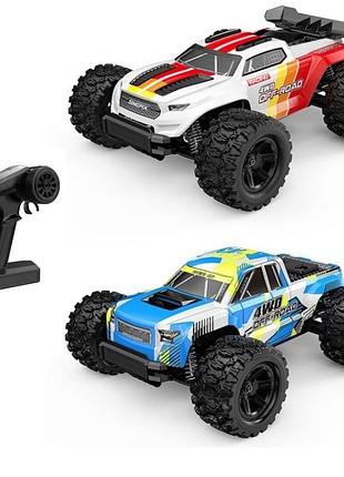 Радіокерована машинка монстр-трак mjx hyper go 18208 1:18 (4wd, brushless, швидкісна на акумуляторі) 45 км/год, 2 акб та 2 корпуси