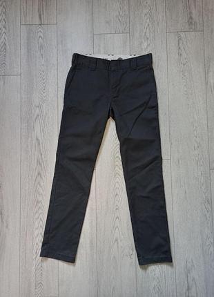 Dickies чоловічі slim fit брючні штани сірого кольору w30 l 32