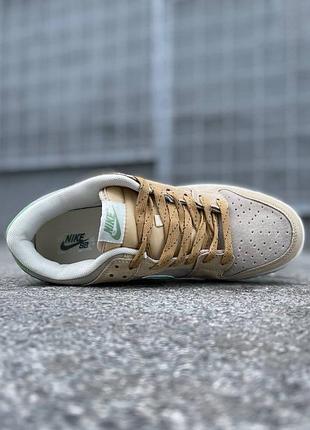 Nike sb dunk beige&amp;green 5
