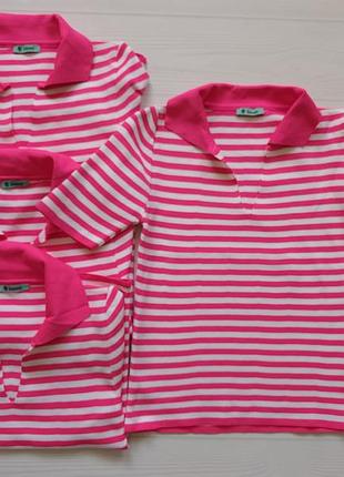 Трикотажная футболка поло яркая летняя 34р 36р xs s