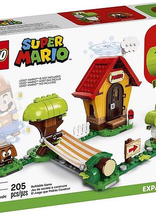 Lego super mario дом марио и йоши дополнительный набор 205 деталей (71367)