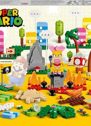 Lego super mario набор для творчества для мастеров 588 деталей (71418)