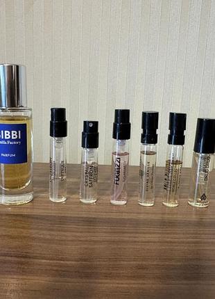 Bibbi paris vanilla factory, diptyque, crystal saffron, essentail parfums