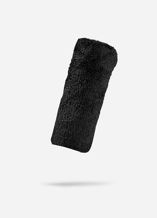Рушник з мікрофібри adam's polishes borderless lite black microfiber towel (40х40см) черний