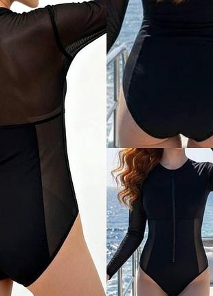 Купальник із сонцезахисним ефектом spf та пов'язкою s, m, l, xl