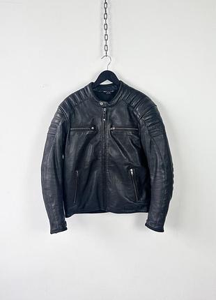 Шкіряна мото куртка richa d3o leather motorcycle jacket men's black perforated biker motorbike size 52