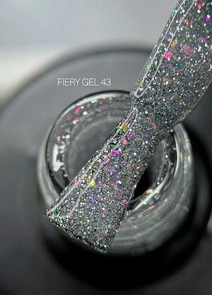 Saga professional світловідбивний гель лак fiery gel №43 9 мл, шт
