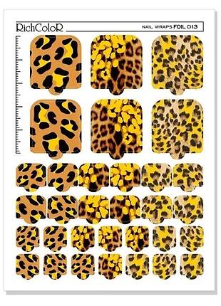 Richcolor плівка для дизайну нігтів nail wraps 013 (foil), шт