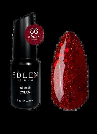 Edlen гель лак color №086 9 мл, шт