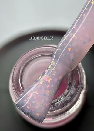 Saga professional гель для нарощування liquid gel №25 15 мл, шт