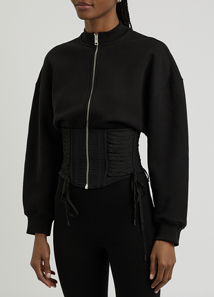 Mugler corset cotton sweatshirt 2