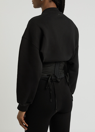 Mugler corset cotton sweatshirt 3