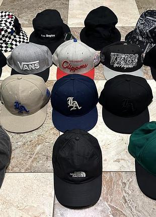 Кепки бейсболки снепбек vans mitchell&ness new era  the north face