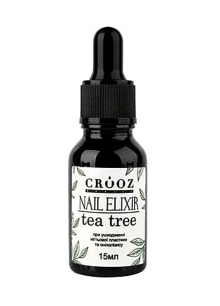 Crooz средство от онхолизиса nail elixir tea tree (30 мл)