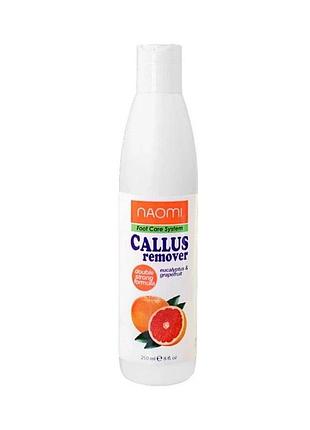 Naomi средство для педикюра callus remover double strong formula 250мл, шт