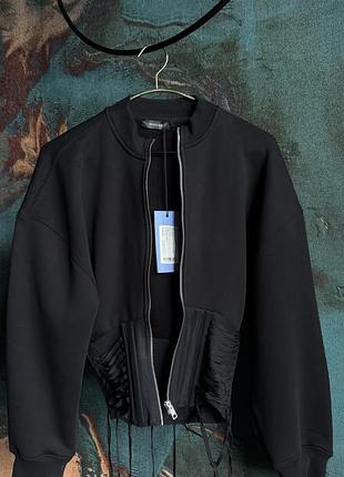 Mugler corset cotton sweatshirt 8