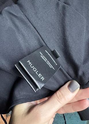 Mugler corset cotton sweatshirt 10