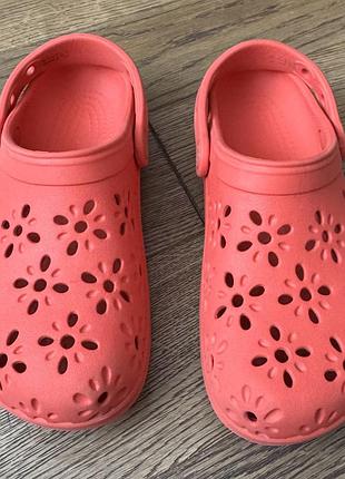 Crocs сабо для дівчаток р.31-32 /j1/20,5 см
