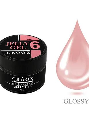 Crooz гель для наращивания jelly gel no06 15 мл