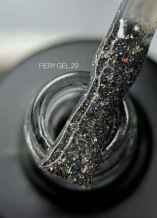 Saga professional світловідбивний гель лак fiery gel №29 9 мл, шт