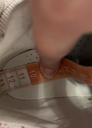 Черевички для дівчинки на липучках 20 розмір, устілка 12 см 7
