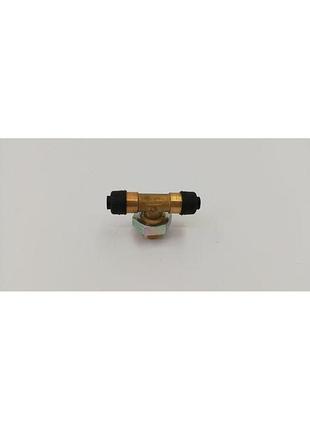 Фітінг трійник горизонтальний латунь 2xd6mm аварійне m16x1.5mm різьба зовнішня
