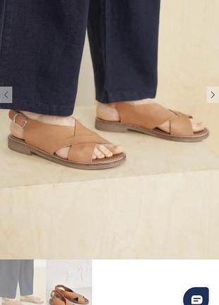 Seasalt кожаные сандали босоножки 40-26см