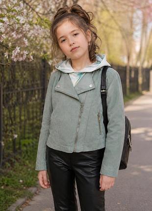 Куртка-косуха: демисезонный бомбер-ветровка 4-7 лет h&amp;m