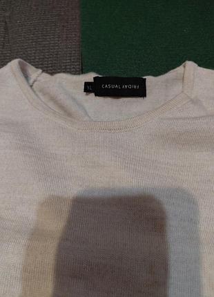 Лонгслів casual friday wool &acril blend 3