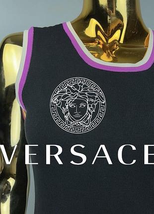 Вінтажна майка із шовка versace