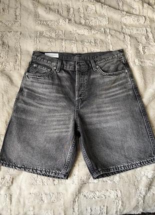 Новые джинсовые шорты zara straight