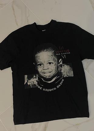 Футболка lil wayne tha carter vi реп-мерч чорна xs
