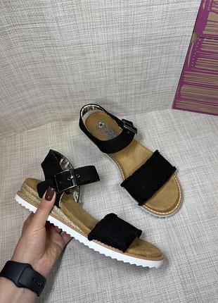 Оригінальні босоніжки  сандалі skechers на липучці
