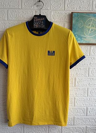 Футболка weekend offender чоловіча жовта оригінал casual streetwear розмір l