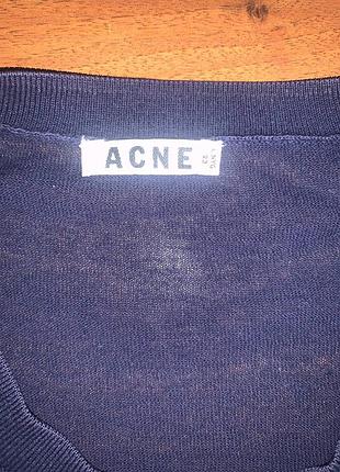 Свитер от acne studios темно-синий 6
